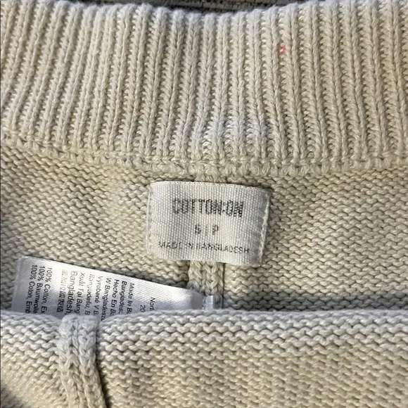 Cotton On Ribbed Knit Shorts in Cream - Picture 3 of 3